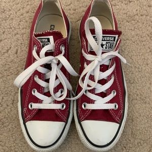 Maroon Converse